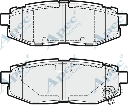 APEC BRAKING Jarrupala, levyjarru PAD1954